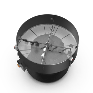 top view of giesen mixer